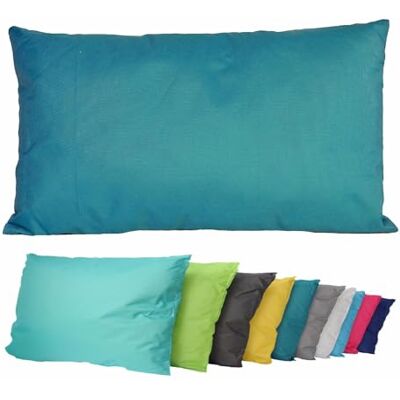 JACK Outdoor Lounge Kissen 30x50cm Dekokissen inkl. Füllung Wasserfest Sitzkissen Garten Stuhl Lotus Effekt, Farbe:Petrol JACK Outdoor Lounge Kissen 30x50cm Dekokissen inkl. Füllung Wasserfest Sitzkissen Garten Stuhl Lotus Effekt, Farbe:Petrol