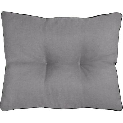 normani 1/2 x Rückenkissen für Gartenstuhl & Loungemöbel mit weicher Füllung 7 cm – Made in Europe Grau 50 cm x 40 cm x 7 cm normani 1/2 x Rückenkissen für Gartenstuhl & Loungemöbel mit weicher Füllung 7 cm – Made in Europe Grau 50 cm x 40 cm x 7 cm