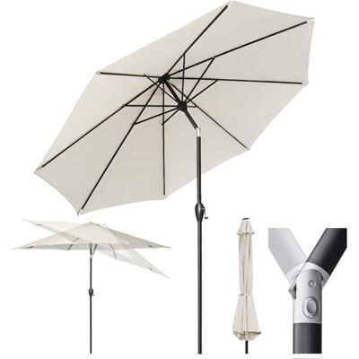 Sekey Alu Sonnenschirm Sonnenschirme Gartensonnenschirm mit UV-Schutz,Windfester Sonnenschirm mit Kurbel für Balkon Garten & Terrasse Sonnenschutz UV 50+ Sekey Alu Sonnenschirm Sonnenschirme Gartensonnenschirm mit UV-Schutz,Windfester Sonnenschirm mit Kurbel für Balkon Garten & Terrasse Sonnenschutz UV 50+