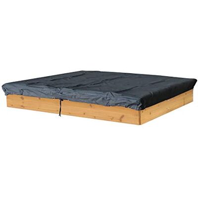 QUICK STAR Schutzhülle Sandkasten Abdeckung 120x120cm Anthrazit QUICK STAR Schutzhülle Sandkasten Abdeckung 120x120cm Anthrazit