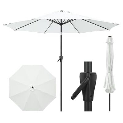 Sekey Alu-Sonnenschirm 300 cm mit Kurbel, Stoffgewicht 180 g/m², UV-Schutz 50+, unterer Mast 38 mm für Stabilität, leicht & langlebig, kippbar für Balkon, Garten & Terrasse Sekey Alu-Sonnenschirm 300 cm mit Kurbel, Stoffgewicht 180 g/m², UV-Schutz 50+, unterer Mast 38 mm für Stabilität, leicht & langlebig, kippbar für Balkon, Garten & Terrasse