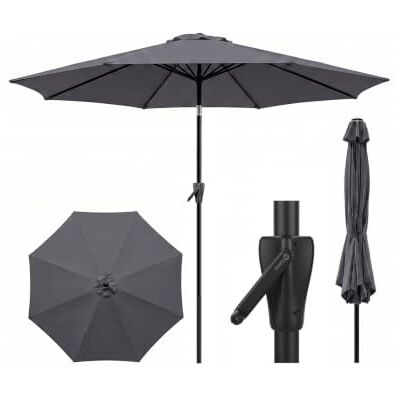 Sekey Alu-Sonnenschirm 300 cm mit Kurbel, Stoffgewicht 180 g/m², UV-Schutz 50+, unterer Mast 38 mm für Stabilität, leicht & langlebig, kippbar für Balkon, Garten & Terrasse Sekey Alu-Sonnenschirm 300 cm mit Kurbel, Stoffgewicht 180 g/m², UV-Schutz 50+, unterer Mast 38 mm für Stabilität, leicht & langlebig, kippbar für Balkon, Garten & Terrasse