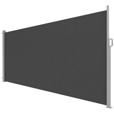 Outsunny Seitenmarkise ausziehbar Blickdicht Sichtschutz UV 50+ Wandmarkise Seitenwandmarkise wasserabweisend Windschutz 420 x 185 cm für Garten Balkon Terrasse Dunkelgrau Outsunny Seitenmarkise ausziehbar Blickdicht Sichtschutz UV 50+ Wandmarkise Seitenwandmarkise wasserabweisend Windschutz 420 x 185 cm für Garten Balkon Terrasse Dunkelgrau