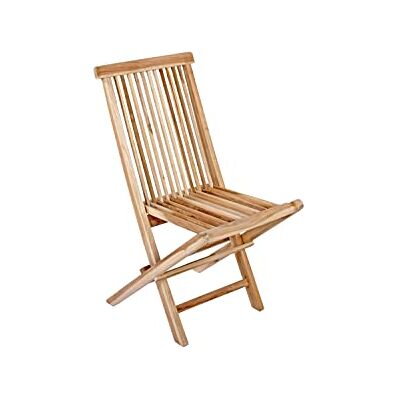 SAM Teak Klappstuhl Menorca, Teakholz Massiv geschliffen, naturbelassen strapazierfähig ohne Armlehnen, Sitzkomfort, 4251068922155 SAM Teak Klappstuhl Menorca, Teakholz Massiv geschliffen, naturbelassen strapazierfähig ohne Armlehnen, Sitzkomfort, 4251068922155