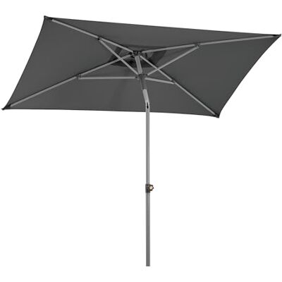 Schneider Sonnenschirm LUMI 210x130 cm – höchster UV-Schutz, höhenverstellbar, Knickfunktion, air-vent, Aluminium, anthrazit/natur – für Balkon & Terrasse, rechteckig Schneider Sonnenschirm LUMI 210x130 cm – höchster UV-Schutz, höhenverstellbar, Knickfunktion, air-vent, Aluminium, anthrazit/natur – für Balkon & Terrasse, rechteckig