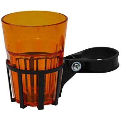 ANGERER Getränkehalter für Hollywoodschaukel grau, Becher orange ANGERER Getränkehalter für Hollywoodschaukel grau, Becher orange