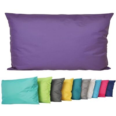 JACK Outdoor Lounge Kissen 30x50cm Dekokissen inkl. Füllung Wasserfest Sitzkissen Garten Stuhl Lotus Effekt, Farbe:Lila JACK Outdoor Lounge Kissen 30x50cm Dekokissen inkl. Füllung Wasserfest Sitzkissen Garten Stuhl Lotus Effekt, Farbe:Lila