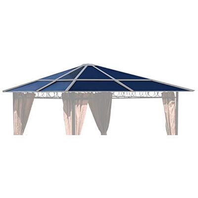 QUICK STAR Ersatzdach für Hardtop Pavillon 3x3m Doppelstegplatten Polycarbonat Braun QUICK STAR Ersatzdach für Hardtop Pavillon 3x3m Doppelstegplatten Polycarbonat Braun
