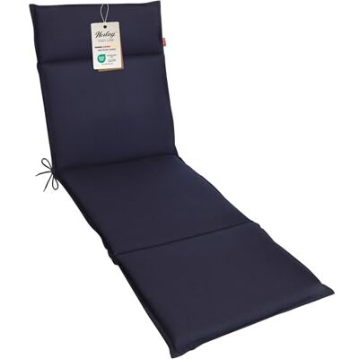 Herlag Gartenstuhlauflage Bea Liege 190x60x4,5cm Wasserabweisende Gartenmöbelauflage mit Fleckschutz Stärke 4,5cm Polster für Sonnenliege Easy-Line Öko Tex 100 Dunkelblau Herlag Gartenstuhlauflage Bea Liege 190x60x4,5cm Wasserabweisende Gartenmöbelauflage mit Fleckschutz Stärke 4,5cm Polster für Sonnenliege Easy-Line Öko Tex 100 Dunkelblau