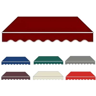 Generic Markisen Ersatzstoff Markisenbespannung, Wasserdichter Sonnenschutz Markisenstoff aus Polyester für Terrasse Balkon Garten(Burgundy,280x200cm) Generic Markisen Ersatzstoff Markisenbespannung, Wasserdichter Sonnenschutz Markisenstoff aus Polyester für Terrasse Balkon Garten(Burgundy,280x200cm)