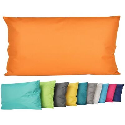 JACK Outdoor Lounge Kissen 30x50cm Dekokissen inkl. Füllung Wasserfest Sitzkissen Garten Stuhl Lotus Effekt, Farbe:Orange JACK Outdoor Lounge Kissen 30x50cm Dekokissen inkl. Füllung Wasserfest Sitzkissen Garten Stuhl Lotus Effekt, Farbe:Orange