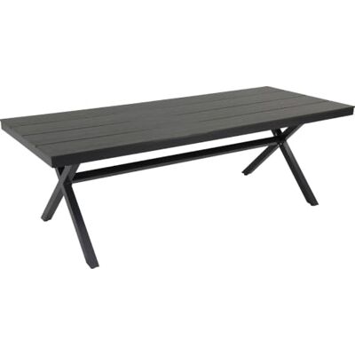 Primaster Gartentisch Turin 220 x 90 cm anthrazit Primaster Gartentisch Turin 220 x 90 cm anthrazit