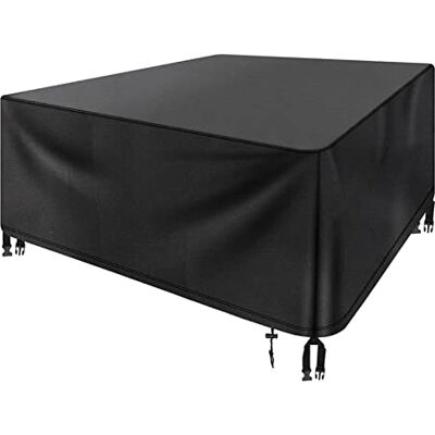 Wetterfest Abdeckplane GartenmöBel 250 x 150 x 90 cm, Schutzhülle Gartentisch Schwerlast 600D Oxford Gewebe Plane Schutzhülle Abdeckung für Gartentisch Gartenstühle Sitzgruppe Wetterfest Abdeckplane GartenmöBel 250 x 150 x 90 cm, Schutzhülle Gartentisch Schwerlast 600D Oxford Gewebe Plane Schutzhülle Abdeckung für Gartentisch Gartenstühle Sitzgruppe