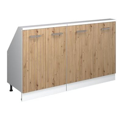 Vicco Dachschrägenschrank-Set Rion, Artisan-Eiche/Weiß B140 x T46 cm, 2er Set, platzsparend für Dachschrägen Vicco Dachschrägenschrank-Set Rion, Artisan-Eiche/Weiß B140 x T46 cm, 2er Set, platzsparend für Dachschrägen