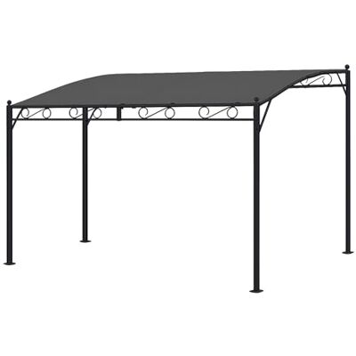 QUICK STAR Ersatzdach 250x300cm Pergola Terrassenüberdachung Grau QUICK STAR Ersatzdach 250x300cm Pergola Terrassenüberdachung Grau