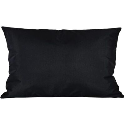 JACK 40x60cm Outdoor Lounge Kissen Dekokissen inkl. XXL-Füllung Wasserabweisend Sitzkissen Garten Stuhl Lotus Effekt, Farbe:Schwarz JACK 40x60cm Outdoor Lounge Kissen Dekokissen inkl. XXL-Füllung Wasserabweisend Sitzkissen Garten Stuhl Lotus Effekt, Farbe:Schwarz