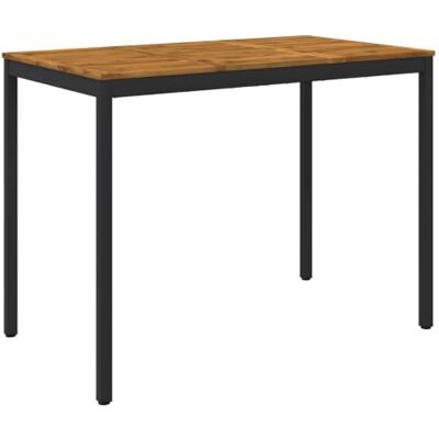 vidaXL Gartenbar-Tisch Natürlich und Schwarz 141 x 80,5 x 105 cm vidaXL Gartenbar-Tisch Natürlich und Schwarz 141 x 80,5 x 105 cm