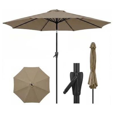 Sekey Alu-Sonnenschirm 300 cm mit Kurbel, Stoffgewicht 180 g/m², UV-Schutz 50+, unterer Mast 38 mm für Stabilität, leicht & langlebig, kippbar für Balkon, Garten & Terrasse Sekey Alu-Sonnenschirm 300 cm mit Kurbel, Stoffgewicht 180 g/m², UV-Schutz 50+, unterer Mast 38 mm für Stabilität, leicht & langlebig, kippbar für Balkon, Garten & Terrasse