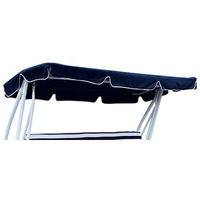 DEGAMO Dachplane für 4-sitzer Hollywoodschaukel Miami 228x120cm (Blau) DEGAMO Dachplane für 4-sitzer Hollywoodschaukel Miami 228x120cm (Blau)