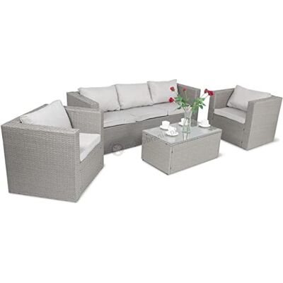 Generic Kissen für EIN Set aus Poly Rattan Satz von 10 Stück (GRAU) Generic Kissen für EIN Set aus Poly Rattan Satz von 10 Stück (GRAU)