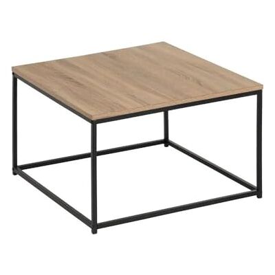 DRW Rincon Couchtisch aus PB und Metall in Natur und Schwarz DRW Rincon Couchtisch aus PB und Metall in Natur und Schwarz