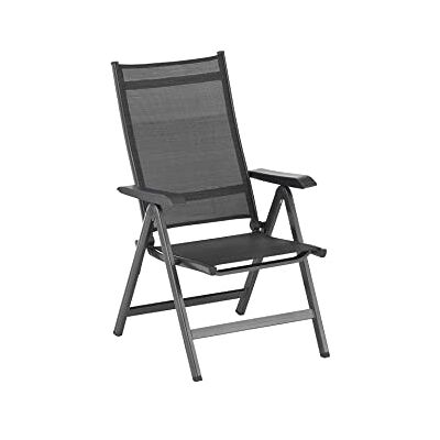 KETTLER Basic Plus Multipositionssessel – Gartenstuhl Hochlehner verstellbar – wetterfester Gartensessel aus Aluminium & Outdoorgewebe – anthrazit/anthrazit KETTLER Basic Plus Multipositionssessel – Gartenstuhl Hochlehner verstellbar – wetterfester Gartensessel aus Aluminium & Outdoorgewebe – anthrazit/anthrazit