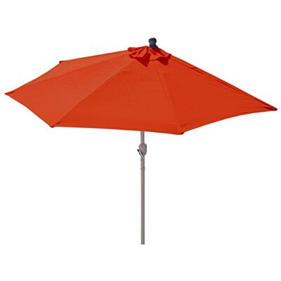 Mendler Sonnenschirm halbrund Parla 300cm ohne Ständer Halbschirm Balkonschirm, UV 50+, Polyester/Alu, 3kg Mendler Sonnenschirm halbrund Parla 300cm ohne Ständer Halbschirm Balkonschirm, UV 50+, Polyester/Alu, 3kg