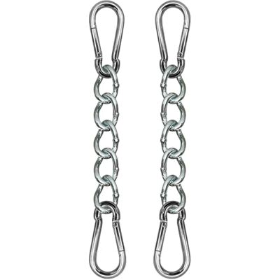 KLIFFHÄNGER Verlängerungskette für Hängesessel, Hängestuhl und Hängematte mit Zwei Karabiner Verschiedene Längen (Kette 30 cm Doppelpack) KLIFFHÄNGER Verlängerungskette für Hängesessel, Hängestuhl und Hängematte mit Zwei Karabiner Verschiedene Längen (Kette 30 cm Doppelpack)