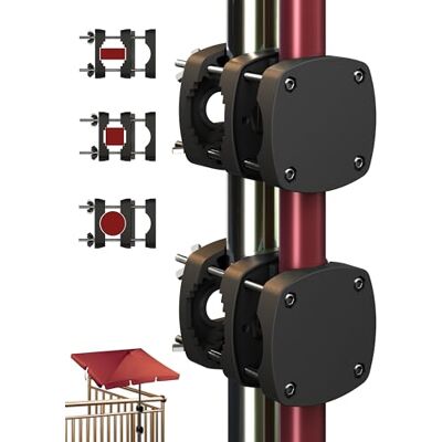 4smile Sonnenschirmhalter Balkongeländer SunnyBoy 2er Set, Schwarz Sonnenschirm Halterung Balkon, flexibel verwendbar Schirmhalterung Balkongeländer ersetzt Sonnenschirmständer Balkon 4smile Sonnenschirmhalter Balkongeländer SunnyBoy 2er Set, Schwarz Sonnenschirm Halterung Balkon, flexibel verwendbar Schirmhalterung Balkongeländer ersetzt Sonnenschirmständer Balkon