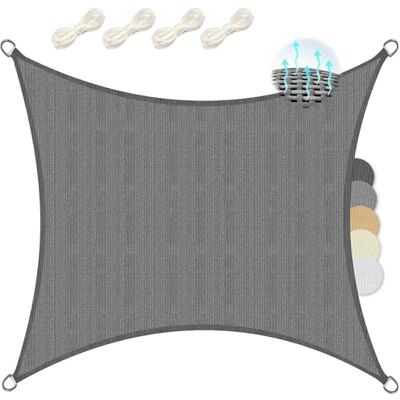 Sol Royal SolVision Quadratischer Sonnenschirm - UV-beständiges PE - 150cm Sol Royal SolVision Quadratischer Sonnenschirm - UV-beständiges PE - 150cm