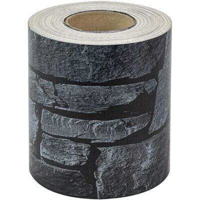 Amazon Sichtschutzband mit 26 Klammern, 50 m x 19 cm, Muster: Schiefer,slate Amazon Sichtschutzband mit 26 Klammern, 50 m x 19 cm, Muster: Schiefer,slate