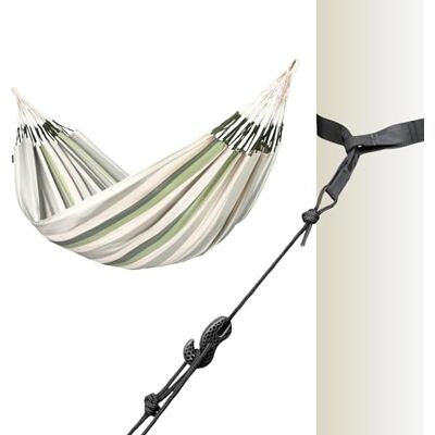 Siesta ® Brisa Klassische Doppel + Baum- & Pfosten-Befestigung Hängematte, handgefertigt in Kolumbien, mit 160 cm Breite für entspannte Momente drinnen und draußen. (Cedar) Siesta ® Brisa Klassische Doppel + Baum- & Pfosten-Befestigung Hängematte, handgefertigt in Kolumbien, mit 160 cm Breite für entspannte Momente drinnen und draußen. (Cedar)