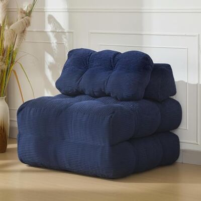 GarveeHome 3-in-1-Klappsofa Aus Cord, Gepolstert Einzelsofa Mit Abnehmbarem Und Maschinenwaschbarem Bezug, Bodenbett Mit Rückenlehne, Für Schlafzimmer Und Wohnzimmer, 190 x 87 x 22 cm GarveeHome 3-in-1-Klappsofa Aus Cord, Gepolstert Einzelsofa Mit Abnehmbarem Und Maschinenwaschbarem Bezug, Bodenbett Mit Rückenlehne, Für Schlafzimmer Und Wohnzimmer, 190 x 87 x 22 cm