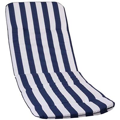 Beo Sonnenliege Auflage Waschbar Capri Made in EU nach Öko-Tex Standard Atmungsaktive Auflage Gartenliege mit Gummi-Halteband UV-beständige Liegestuhl Auflage mit Streifen in Blau-Weiß Beo Sonnenliege Auflage Waschbar Capri Made in EU nach Öko-Tex Standard Atmungsaktive Auflage Gartenliege mit Gummi-Halteband UV-beständige Liegestuhl Auflage mit Streifen in Blau-Weiß