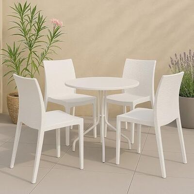 DMORA Stapelstuhl für Garten - Outdoor Möbel DMORA Stapelstuhl für Garten - Outdoor Möbel