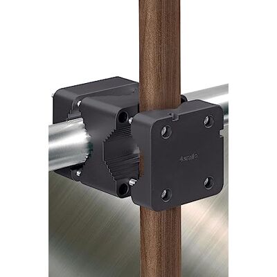 4smile Sonnenschirmhalter Balkongeländer aus Aluminium, Schwarz Sonnenschirm Balkon Halterung Schirmhalterung SunnyStar, Kraftprotz mit funktionalem Design, ideal für große Sonnenschirme 4smile Sonnenschirmhalter Balkongeländer aus Aluminium, Schwarz Sonnenschirm Balkon Halterung Schirmhalterung SunnyStar, Kraftprotz mit funktionalem Design, ideal für große Sonnenschirme