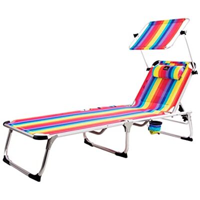 BigBuy Outdoor Sonnenliege - 190x60x31cm, Mehrfarbig, Sonnenschirmtaschen, Kopfstütze - Sonnenliege BigBuy Outdoor Sonnenliege - 190x60x31cm, Mehrfarbig, Sonnenschirmtaschen, Kopfstütze - Sonnenliege