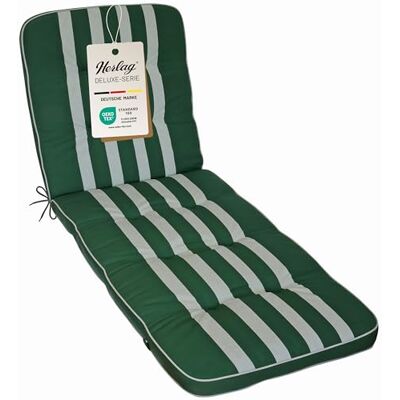 Herlag Liegenauflage Tilly 200x65x7cm Liegestuhl-Auflage Blockstreifen 7cm Liegepolster für Gartenliege Gartenmöbelauflage Liege Deluxe-Serie Atmungsaktiv Öko Tex 100 Grün-Gestreift Herlag Liegenauflage Tilly 200x65x7cm Liegestuhl-Auflage Blockstreifen 7cm Liegepolster für Gartenliege Gartenmöbelauflage Liege Deluxe-Serie Atmungsaktiv Öko Tex 100 Grün-Gestreift