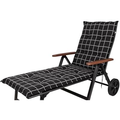 KETTLER KETTtex 2398 Auflage Rollliege Milano anthrazit-grau kariert 189x60x6 cm (ohne Liege) KETTLER KETTtex 2398 Auflage Rollliege Milano anthrazit-grau kariert 189x60x6 cm (ohne Liege)