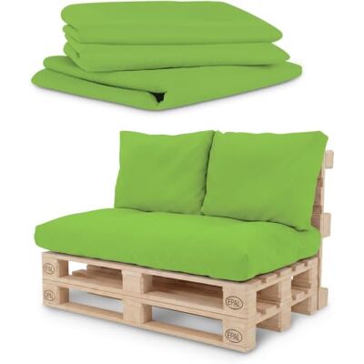 normani Bezüge für Palettenkissen für 2-teilige und 3-teilige Palettenpolster wasserabweisendes oder wasserdichtes Material verfügbar Wasserdicht Grün 3-Teilig 80 cm × 120 cm + 42 cm × 60 cm normani Bezüge für Palettenkissen für 2-teilige und 3-teilige Palettenpolster wasserabweisendes oder wasserdichtes Material verfügbar Wasserdicht Grün 3-Teilig 80 cm × 120 cm + 42 cm × 60 cm