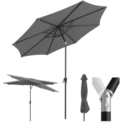Sekey Alu Sonnenschirm Sonnenschirme Gartensonnenschirm mit UV-Schutz,Windfester Sonnenschirm mit Kurbel für Balkon Garten & Terrasse Sonnenschutz UV 50+ Sekey Alu Sonnenschirm Sonnenschirme Gartensonnenschirm mit UV-Schutz,Windfester Sonnenschirm mit Kurbel für Balkon Garten & Terrasse Sonnenschutz UV 50+