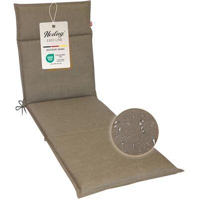 Herlag Liegenauflage Bea 190x60x4,5cm Wasserabweisende Rollliegen-Auflage mit Fleckschutz Bequemes Polster für Sonnenliegen Pflegeleichte Easy-Line Öko Tex 100 Taupe Herlag Liegenauflage Bea 190x60x4,5cm Wasserabweisende Rollliegen-Auflage mit Fleckschutz Bequemes Polster für Sonnenliegen Pflegeleichte Easy-Line Öko Tex 100 Taupe