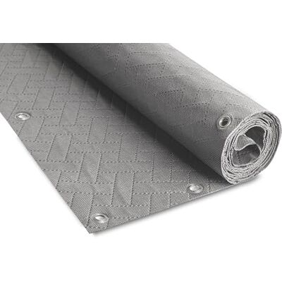 COVER IT Balkon Sichtschutz Premium 240g/m2 110 x 400 cm Grau Balkonsichtschutz mit Geprägtes Geflecht für Balkon, Terrasse & Geländer COVER IT Balkon Sichtschutz Premium 240g/m2 110 x 400 cm Grau Balkonsichtschutz mit Geprägtes Geflecht für Balkon, Terrasse & Geländer