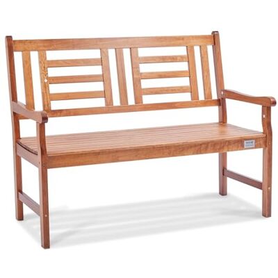 VEVOR Gartenbank Terrassenbank aus Holz, 122 cm Parkbank Ruhebank 318 kg Tragkraft, 3 Personen Garten- und Parkbank mit Rückenlehne & Armlehnen, Vintage Sitzbank für Garten, Park, Hof, Veranda usw. VEVOR Gartenbank Terrassenbank aus Holz, 122 cm Parkbank Ruhebank 318 kg Tragkraft, 3 Personen Garten- und Parkbank mit Rückenlehne & Armlehnen, Vintage Sitzbank für Garten, Park, Hof, Veranda usw.