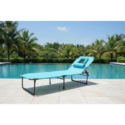 GarveeHome Klappbare Sonnenliege Mit Gesichtsausschnitt, Outdoor-Liegestuhl Strandliege Mit 5-Fach Verstellbarer Rückenlehne, Sitzfläche Aus 600D-Oxford-Stoff Und Kissen, Für Garten, Camping Und Lounge GarveeHome Klappbare Sonnenliege Mit Gesichtsausschnitt, Outdoor-Liegestuhl Strandliege Mit 5-Fach Verstellbarer Rückenlehne, Sitzfläche Aus 600D-Oxford-Stoff Und Kissen, Für Garten, Camping Und Lounge