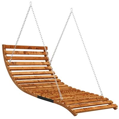 vidaXL Bugholz Bett-Schaukel Teak-Finish Massivholz Hängeschaukel Gartenliege Bett Sonnenliege Gartenschaukel Gartenmöbel 115x147x46cm vidaXL Bugholz Bett-Schaukel Teak-Finish Massivholz Hängeschaukel Gartenliege Bett Sonnenliege Gartenschaukel Gartenmöbel 115x147x46cm