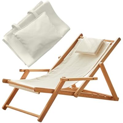 Comebachome Terrassenstuhl-Ersatzstoff, 45 x 17 Zoll Oxford-Stoff, Sling-Stuhl-Ersatzstoff mit Kissen zum Sonnenbaden, Garten, Innenhof, Garten, Strand Comebachome Terrassenstuhl-Ersatzstoff, 45 x 17 Zoll Oxford-Stoff, Sling-Stuhl-Ersatzstoff mit Kissen zum Sonnenbaden, Garten, Innenhof, Garten, Strand