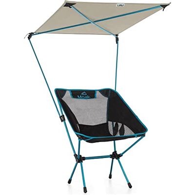 normani Ultraleichter Campingstuhl mit Sonnenschirm Sonnenschutz Gartenstuhl mit Sonnendach Outdoor Camping Set mit 1270g Strandstuhl Anglerstuhl mit Aluminiumgestell Blau OneSize normani Ultraleichter Campingstuhl mit Sonnenschirm Sonnenschutz Gartenstuhl mit Sonnendach Outdoor Camping Set mit 1270g Strandstuhl Anglerstuhl mit Aluminiumgestell Blau OneSize
