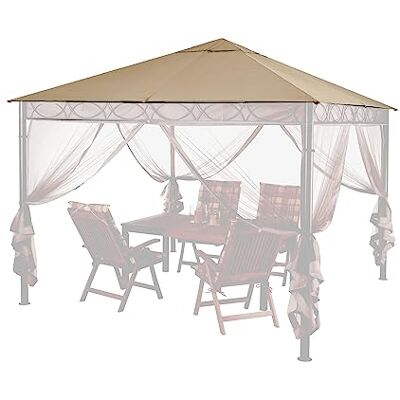 QUICK STAR Ersatzdach 3x3m Stil Pavillon Sand QUICK STAR Ersatzdach 3x3m Stil Pavillon Sand