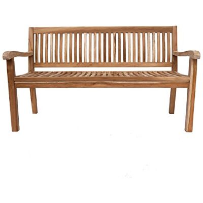SAM Gartenbank, Kingsbury 150 cm 3-Sitzer, teak, 150x65x88 cm, 53262632 SAM Gartenbank, Kingsbury 150 cm 3-Sitzer, teak, 150x65x88 cm, 53262632